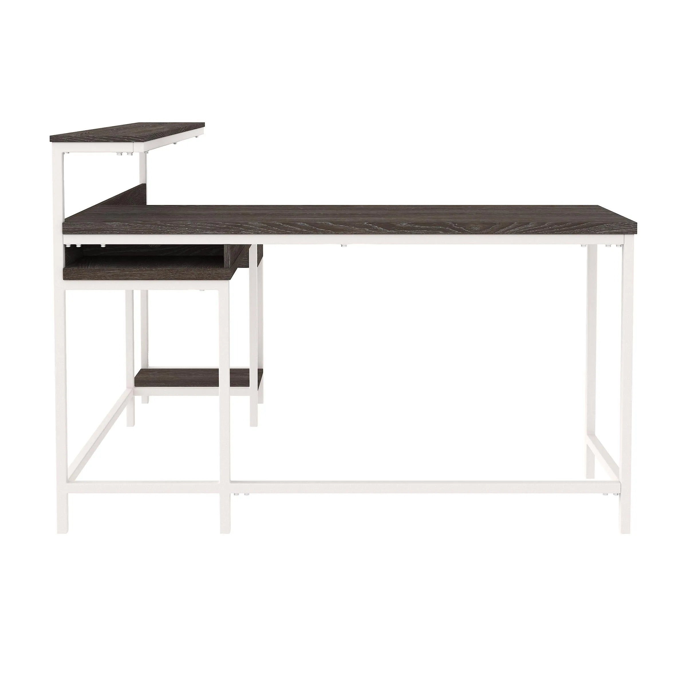 Signature Design by Ashley Dorrinson H287-24 L-Desk with Storage