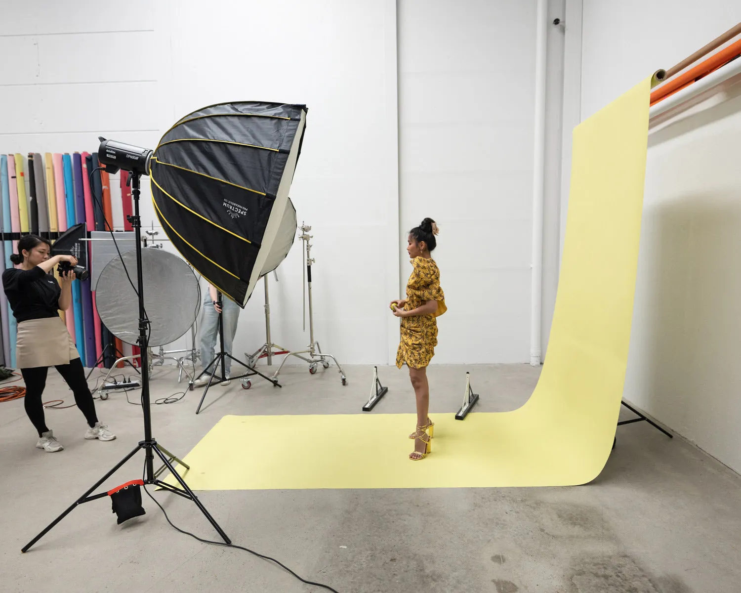 Single Photography Backdrop Holder With 260cm Stand And Leader Bar - Bundle