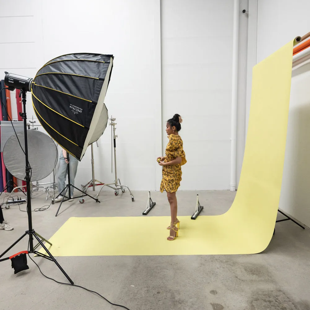 Single Photography Backdrop Holder With 260cm Stand And Leader Bar - Bundle