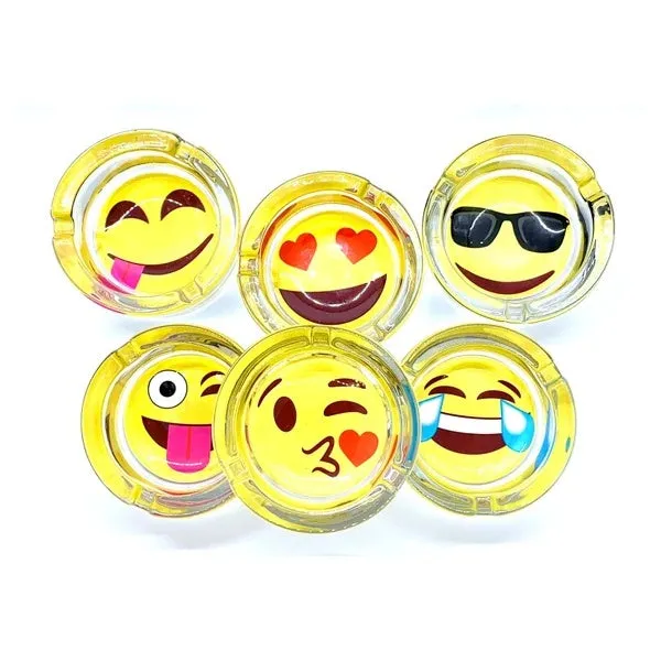 Smoker's Choice - Round Ashtray - Emoji Collection