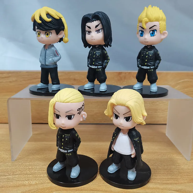 Tokyo Revengers | Set of 5 Anime Action Figures | 10Cm |
