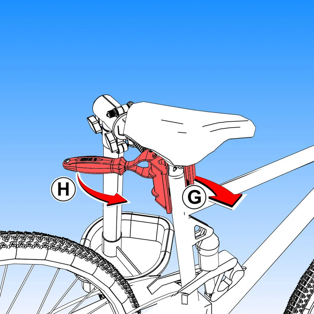 Unior Bikegator  Repair Stand, Auto Adjustable