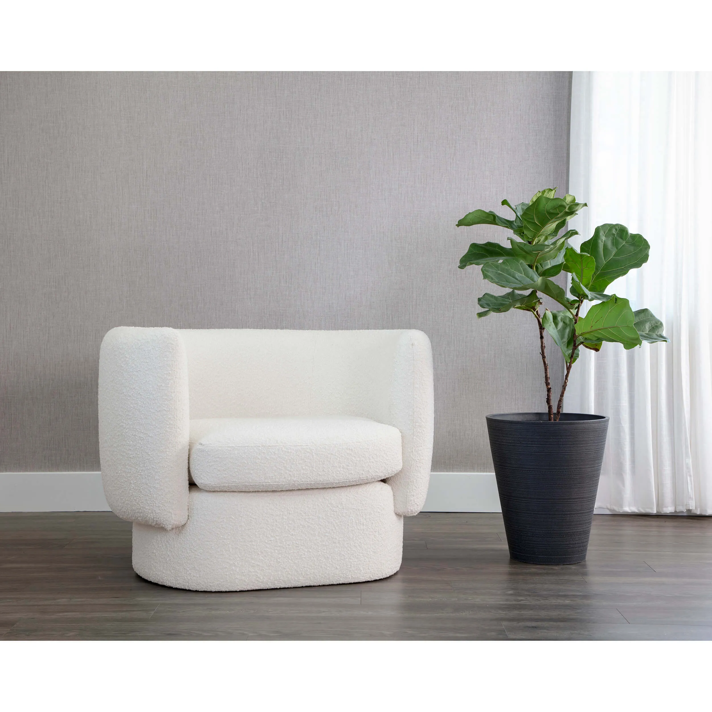 Valence Armchair, Maya White