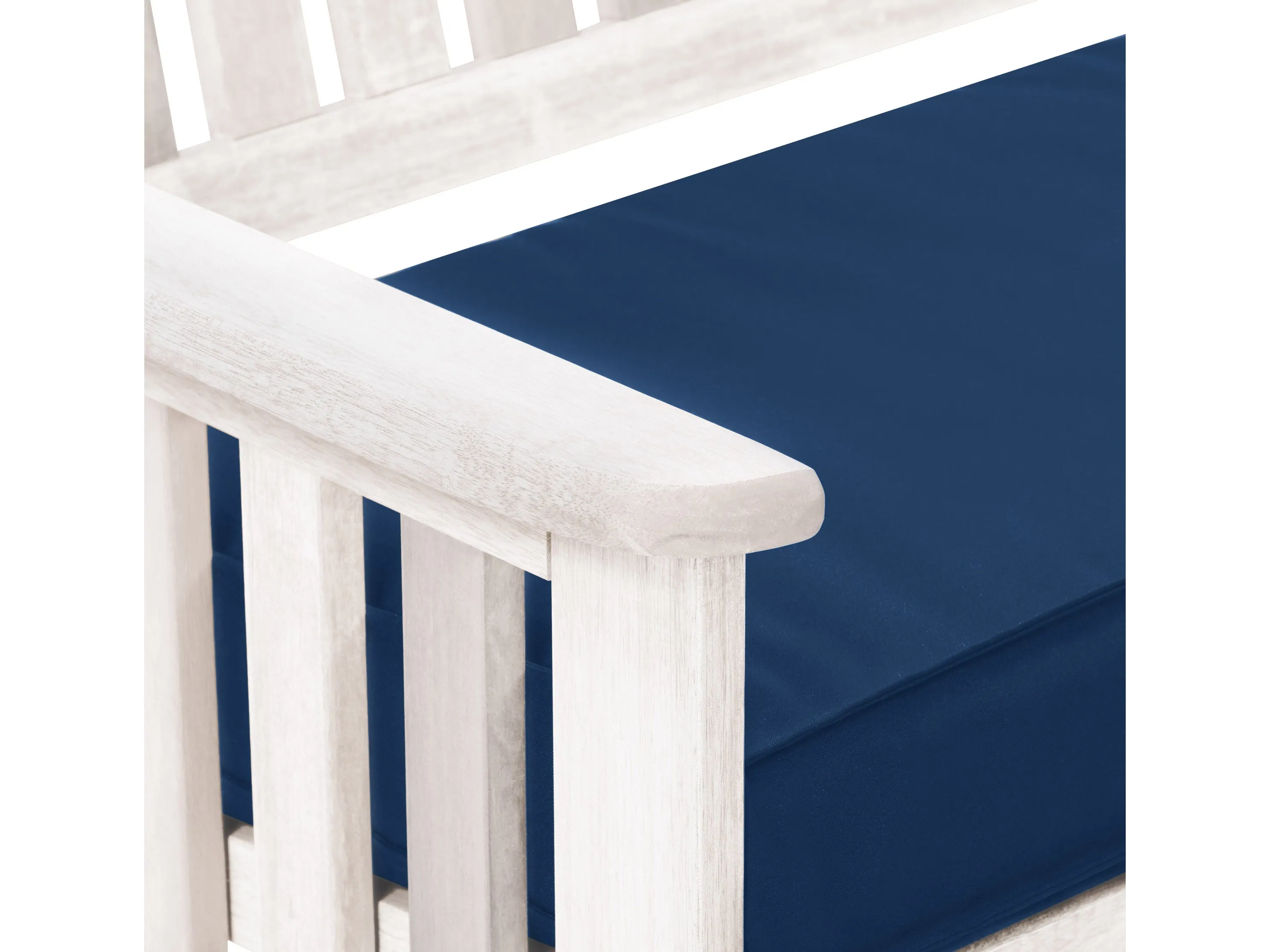 Washed White 3 Piece Patio Set